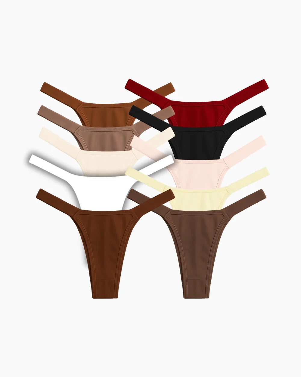 Combo Les Crèmes – 10 Calcinhas Classic Em Microfibra