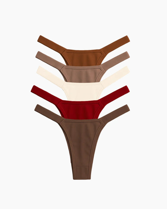 Combo Les Crèmes – 5 Calcinhas Classic Em Microfibra